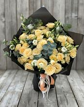 Букет цветов из:  Розы и Лизиантусы в Верх-Нейвинский