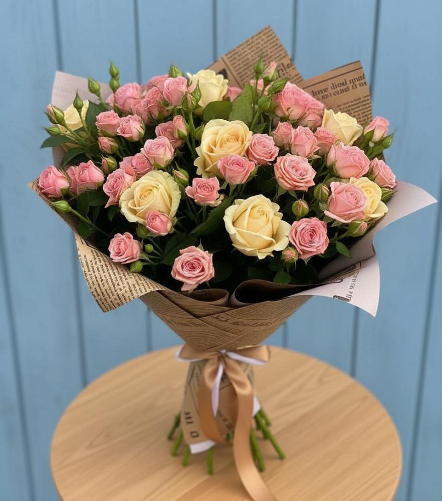 Букет цветов из: Розы в Верх-Нейвинский