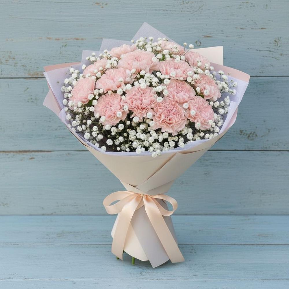 Букет цветов из: Гвоздики в Верх-Нейвинский