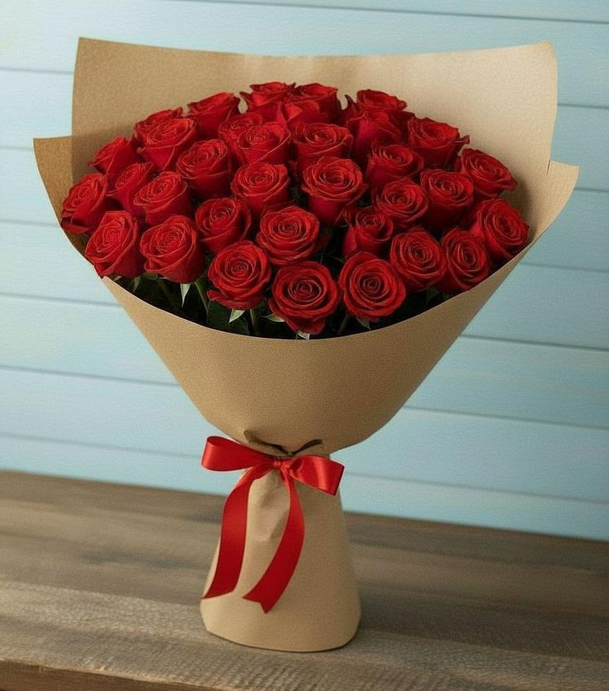 Букет Красные розы Милано в Верх-Нейвинский