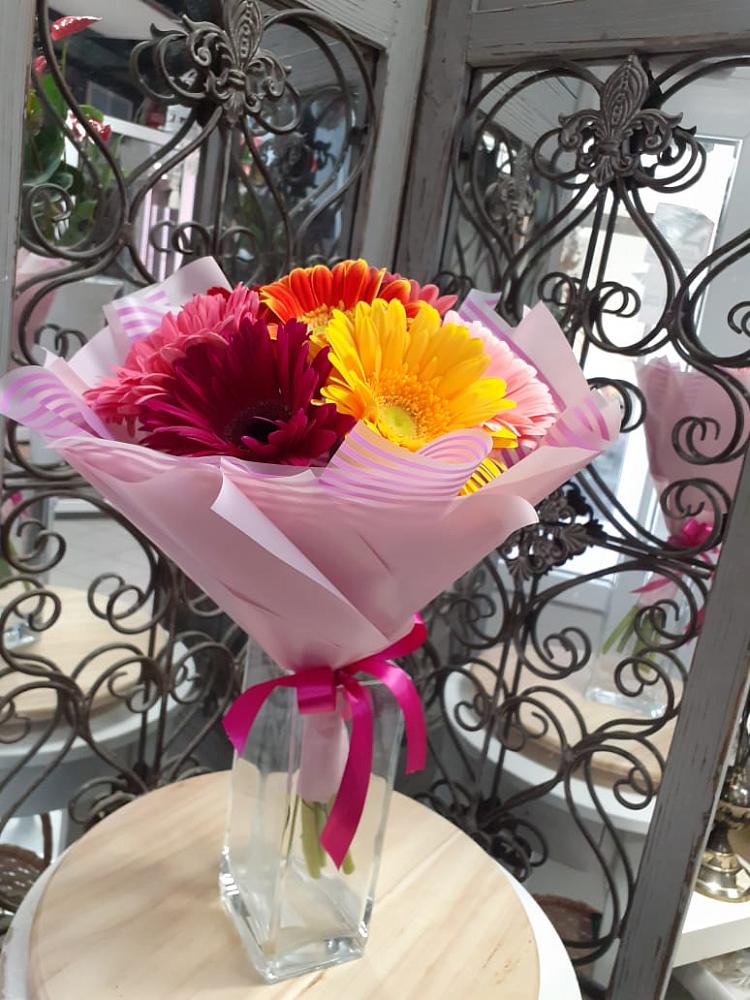 Букет цветов из: Герберы в Верх-Нейвинский