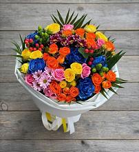 Букет цветов из:  Розы и Хризантемы в Верх-Нейвинский