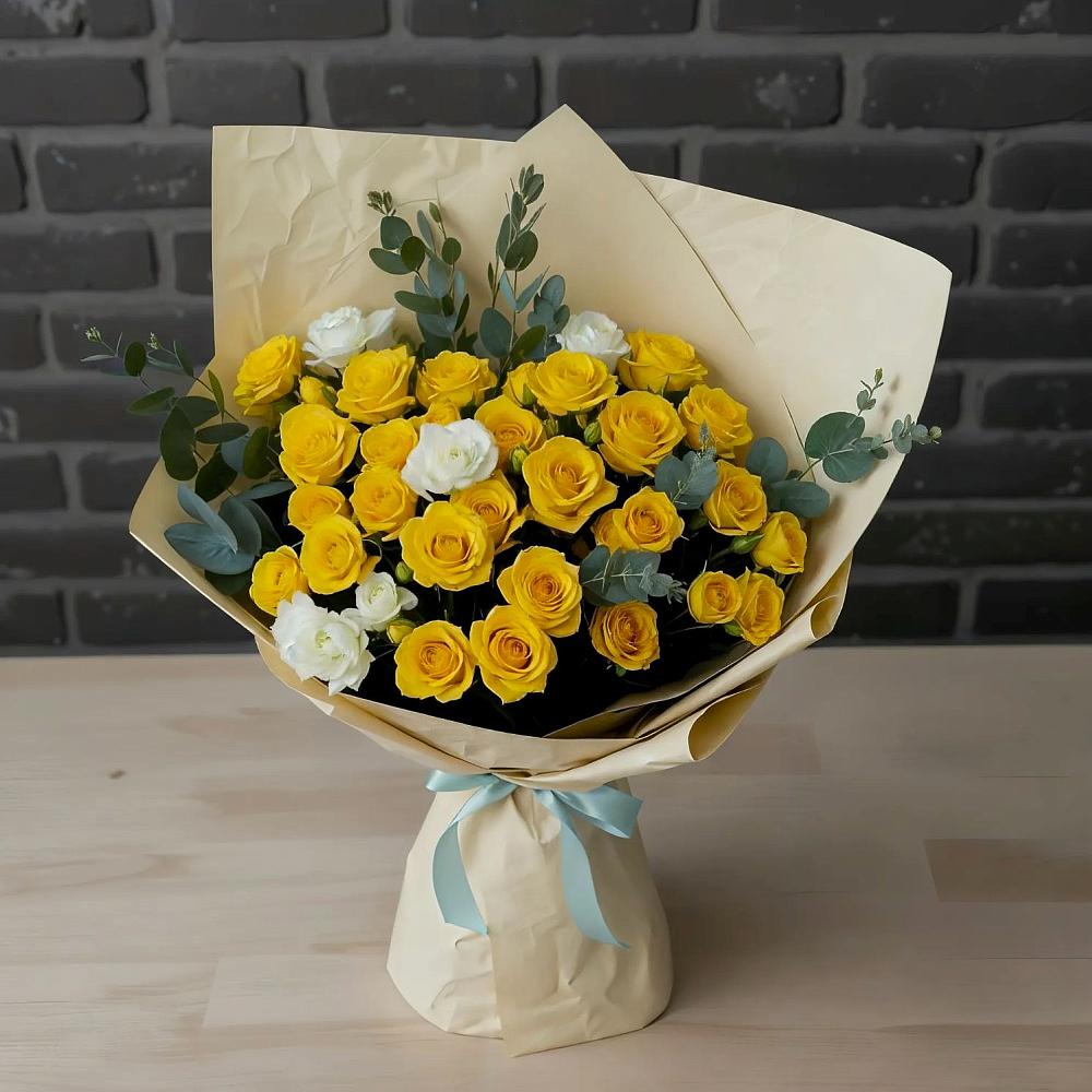 Букет цветов из: Розы в Верх-Нейвинский