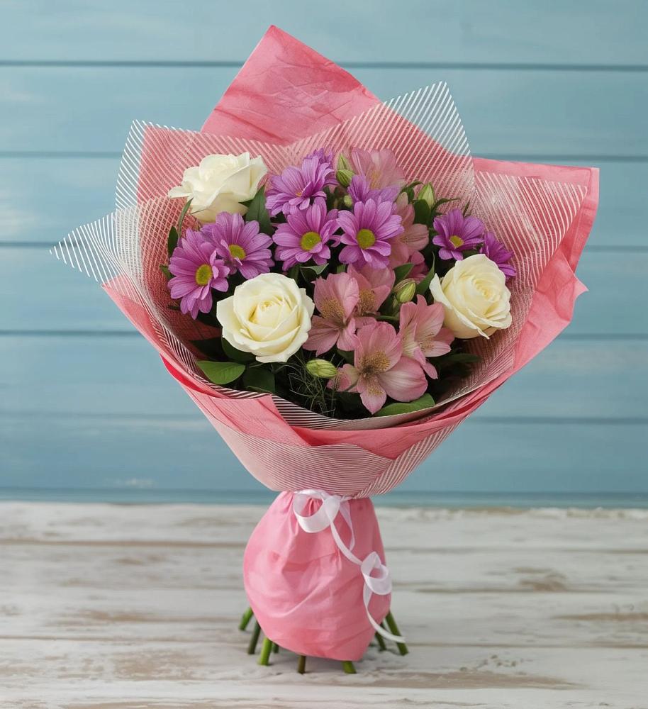 Букет цветов из: Герберы в Верх-Нейвинский