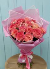 Букет 15 Розовых роз Равель в Верх-Нейвинский