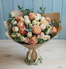 Букет цветов из:  Альстромерии и Розы #REPLACE_PRED# Верх-Нейвинский
